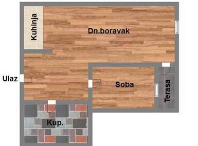 Dvosoban stan, Novi Sad, Stari Majur, prodaja, 42m2, 92950e, id1165954